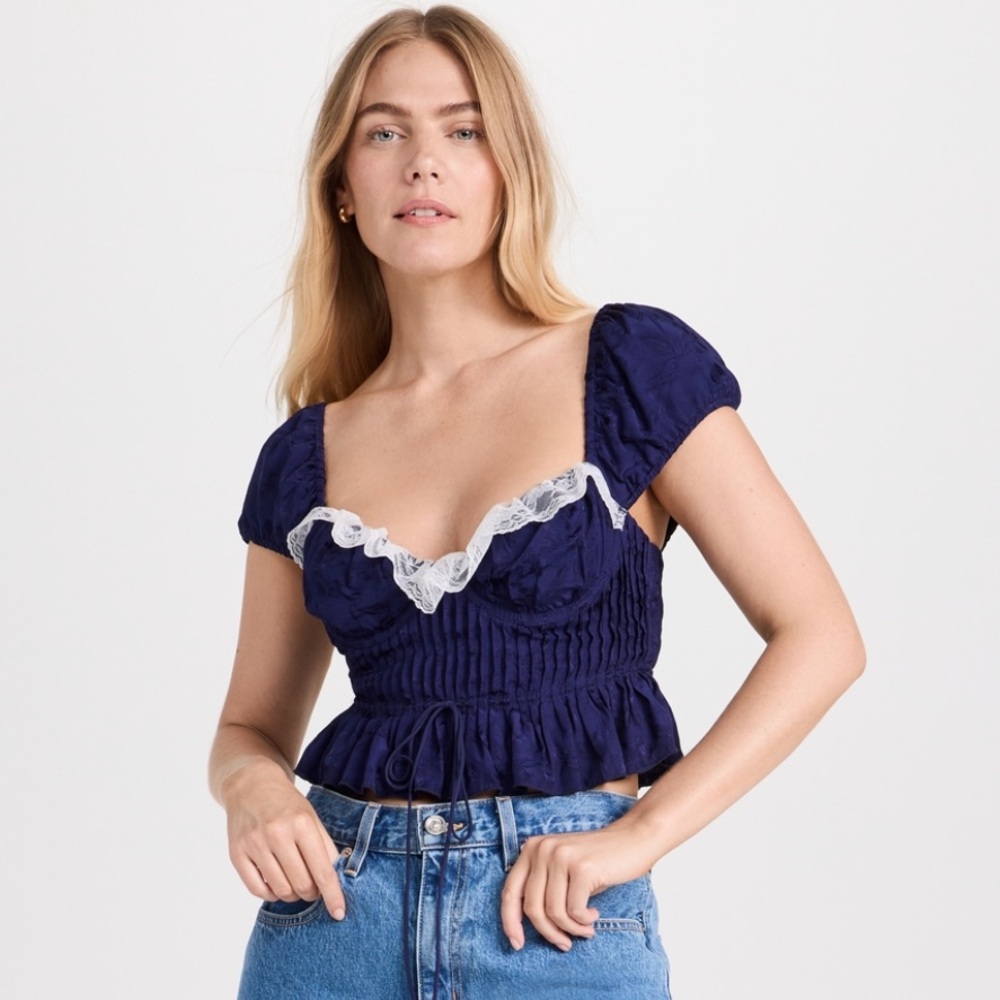 For Love & Lemons Holland Top